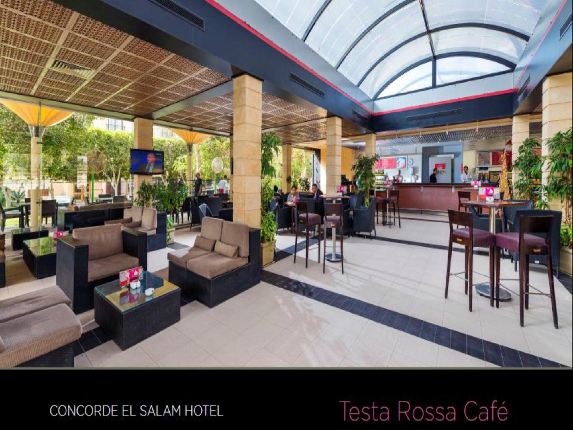 콘코드 엘 살람 호텔 카이로 외부 사진 Testa Rossa Café